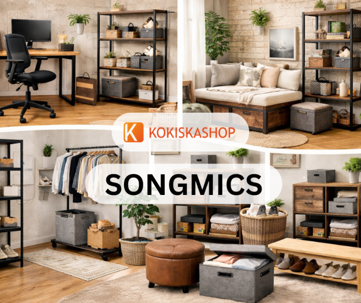 Újdonság a kokiskashopban: A SONGMICS márka még jobban bővíti kínálatunkat, mint amire számítottál