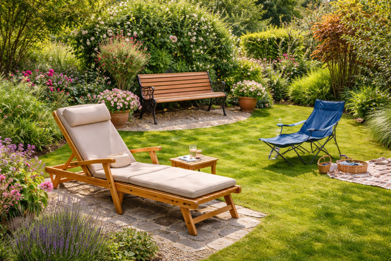 Hogyan válasszunk kerti ülőhelyeket a kertünk stílusának és méretének megfelelően?