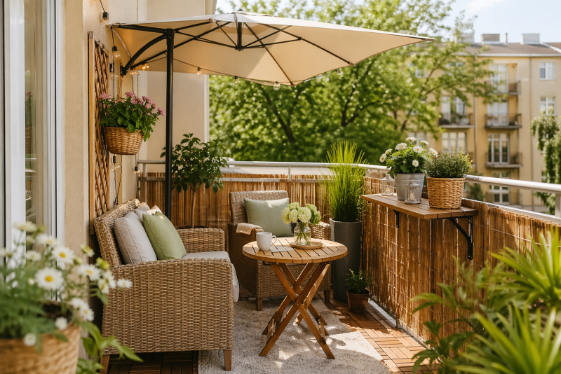 Hogyan varázsoljunk egy erkélyt kellemes hellyé a tavaszi üldögéléshez?