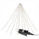 Kúp alakú fénylánc 280 LED meleg fehér