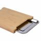 Bambusz vágódeszka alumínium csepptálca 40 x 29 x 3,5 cm