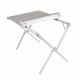 Kempingasztal táskával alumínium 108 x 71 x 72 cm szürke