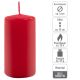 Oszlopos gyertya készlet 10 cm Ø 5 cm 24 db piros
