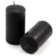 Oszlopos gyertya készlet 11,5 cm Ø 6 cm  6 db fekete
