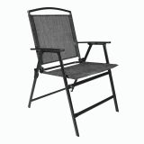 Összecsukható kerti szék fekete