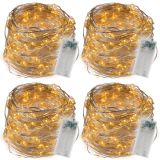Fényvezeték készlet 40 LED 4 db meleg fehér