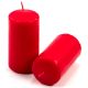 Oszlopos gyertya készlet 10 cm Ø 5 cm 16 db piros