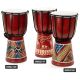 Gyermek Djembe dob teknős kézzel készített 30 cm
