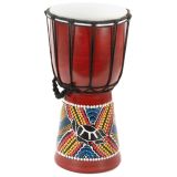Gyermek Djembe dob teknős kézzel készített 30 cm