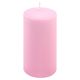 Gyertya készlet 15 cm Ø 7,5 cm 2 db rózsaszín