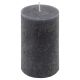 Rusztikus gyertya készlet 11,5 cm Ø 6,8 cm 12 db antracit