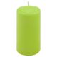 Gyertya készlet 15 cm Ø 7,5 cm 4 db világoszöld