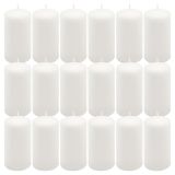 Gyertya készlet 11,5 cm Ø 6 cm 18 db fehér