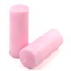 Gyertya készlet 20 cm Ø 7,5 cm 2 db rózsaszín