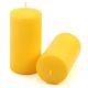 Gyertya készlet 15 cm Ø 7,5 cm  4 db sárga