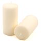 Gyertya készlet 15 cm Ø 7,5 cm 6 db krém szín
