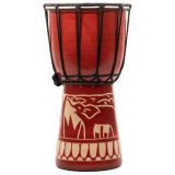 Gyermek Djembe dob elefánt kézzel készített 30 cm