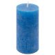 Rusztikus gyertya készlet 10 cm Ø 5 cm 8 db kék
