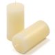 Rusztikus gyertya készlet 10 cm Ø 5 cm 8 db krém