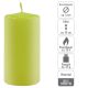 Gyertya készlet 10 cm Ø 5 cm 16 db világoszöld