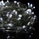 Karácsonyi LED-lánc készlet időzítővel 100 LED hideg fehér