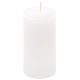 Rusztikus gyertya készlet 10 cm Ø 5 cm 16 db fehér