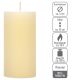 Rusztikus gyertya készlet 10 cm Ø 5 cm 16 db krém