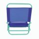 Összecsukható strandszék készlet PVC  2 db kék-zöld
