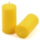 Gyertya készlet 10 cm Ø 5 cm 8 db sárga