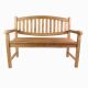 DIVERO 2 személyes pad kezelt teakfa 120 cm