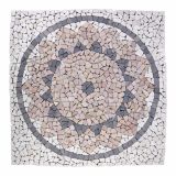 Márvány mozaik nap motívum 90 x 90 cm