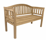 Kerti pad DIVERO 2 személyes kezeletlen 131,5 cm