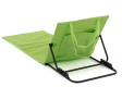 Párnázott strandszőnyeg háttámlával zöld összecsukható