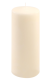 Krémszínű paraffingyertyák 2 × 25 cm Ø 10 cm 180 óra
