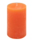 Paraffin gyertya rusztikus 11,5 cm 40 óra 6 db narancssárga