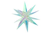 LED karácsonyi csillag 40 cm 40 színes égő 3D dekoráció