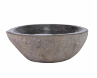 Természetes kő madáritató 23,5 cm szürke