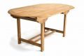 Bővíthető kerti asztal tíkfából Garth, 170 - 230 cm