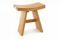 DIVERO Kerti szék sámli  tíkfából