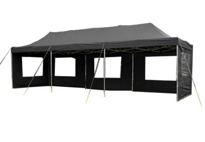 GARTHEN Kerti pavilon PROFI 3 x 9 m fekete