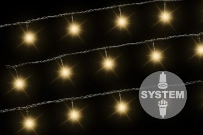 NEXOS diLED Fényfüzér 100 LED meleg fehér adapter nélkül