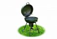 BBQ kör alakú grill - faszénre