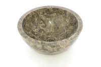 DIVERO Mosdókagyló természetes kőből