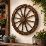 GARTHEN Dekoratív fa kerék