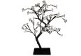 NEXOS Dekoratív LED fa virágokkal 45 cm hideg fehér