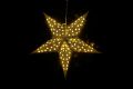 Karácsonyi csillag időzítővel 60 cm 10 LED arany