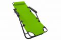 DIVERO Kerti összecsukható nyugágy 155 x 46 cm zöld