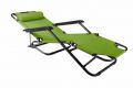 DIVERO Kerti összecsukható nyugágy 155 x 46 cm zöld