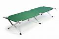 Hordozható alumínium összecsukható ágy DIVERO 210 x 64 x 42 cm - zöld
