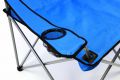 Kempingszék összecsukható DIVERO® XXL - kék